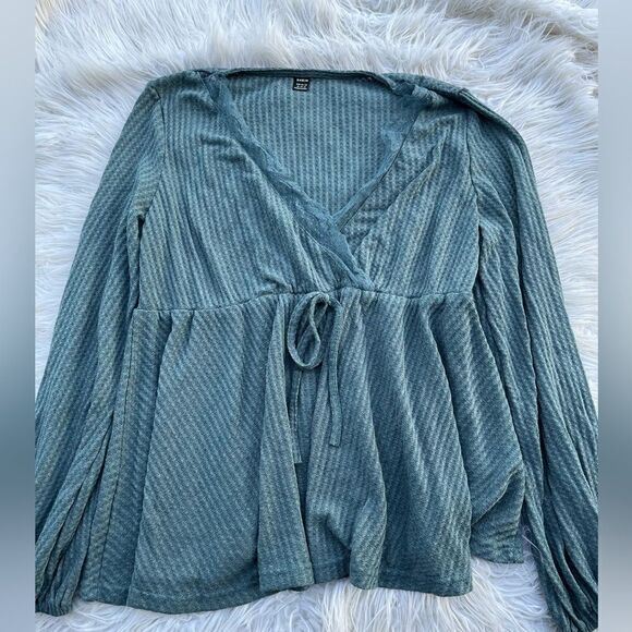 SHEIN 💫Flirty Prairie Long-sleeve top💫XL - Picture 1 of 5